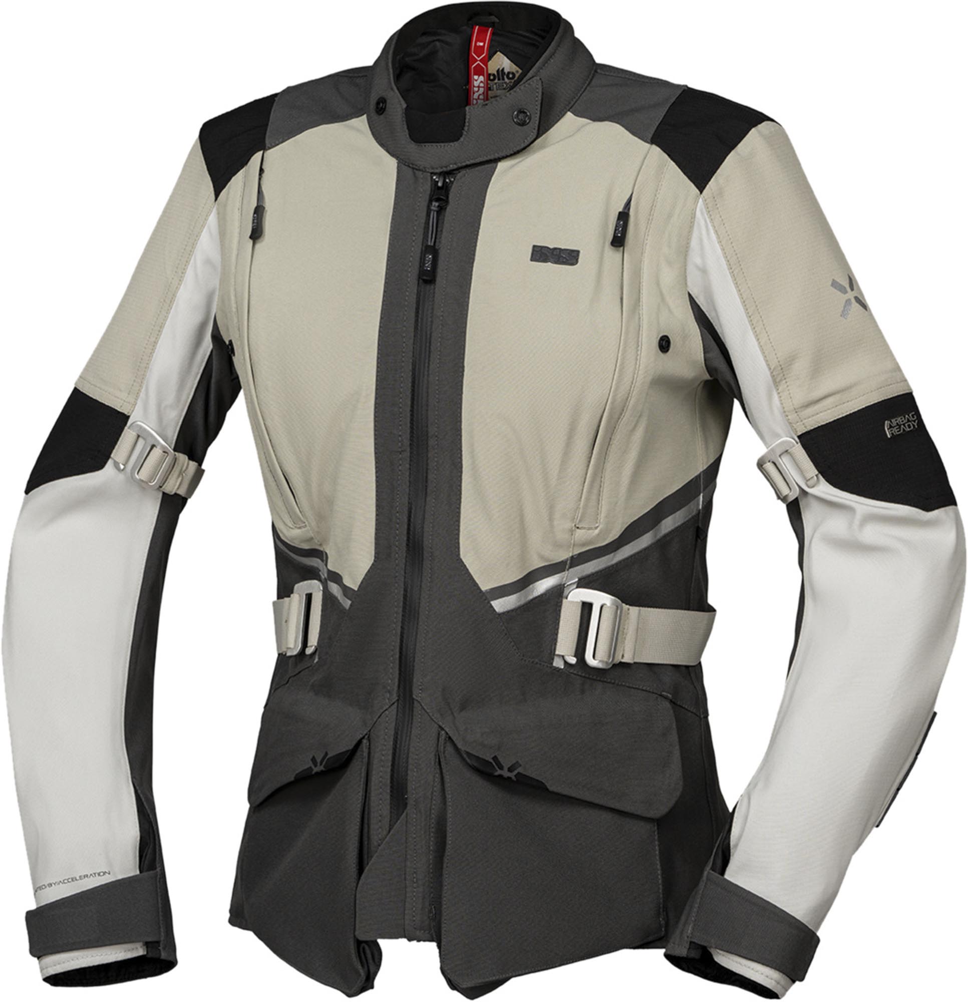 IXS Tourster-STX 1.0 Jachetă textilă impermeabilă pentru motociclete Gri închis XS Figura 1