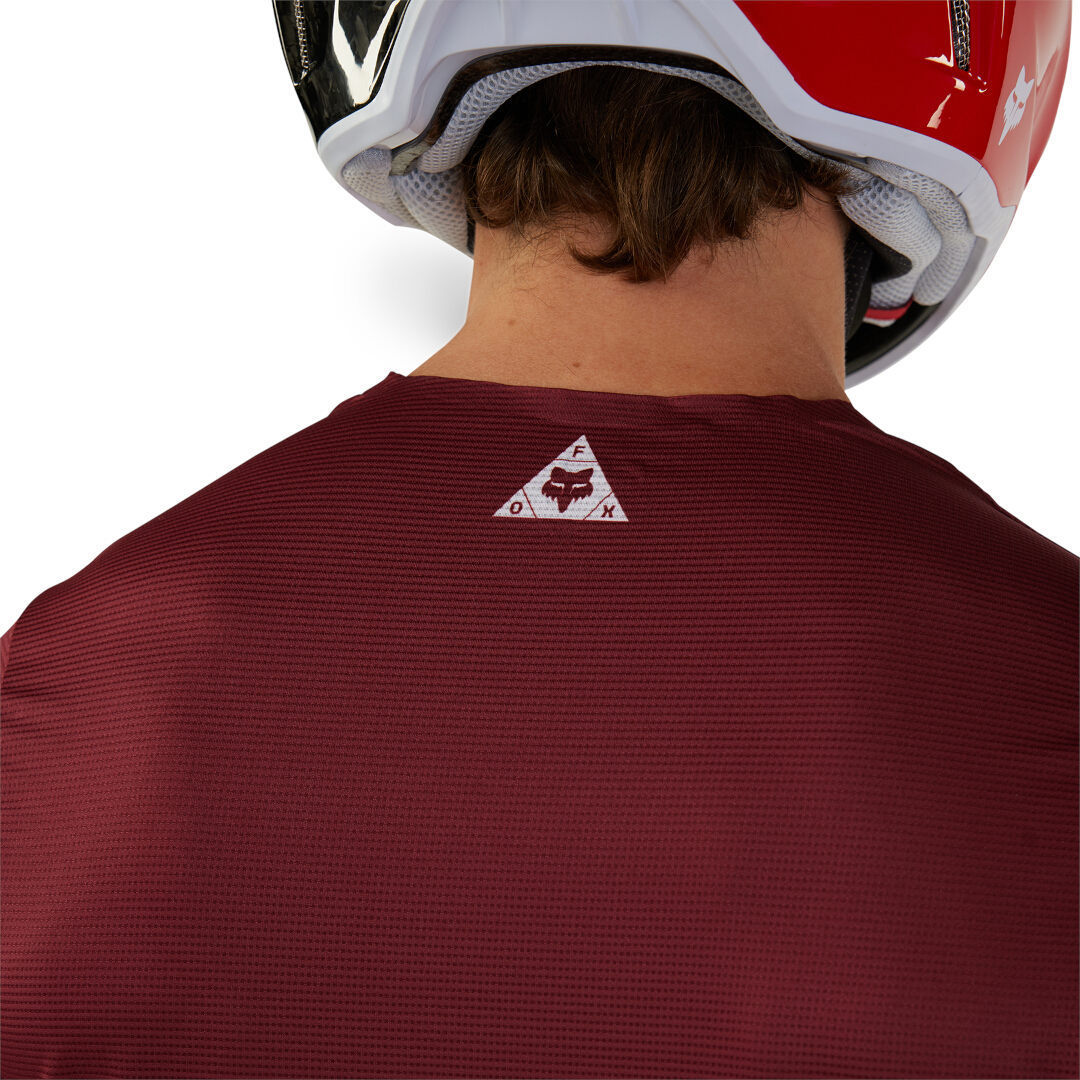 FOX Flexair Optical Motocross Jersey rot/rot M Abbildung 4