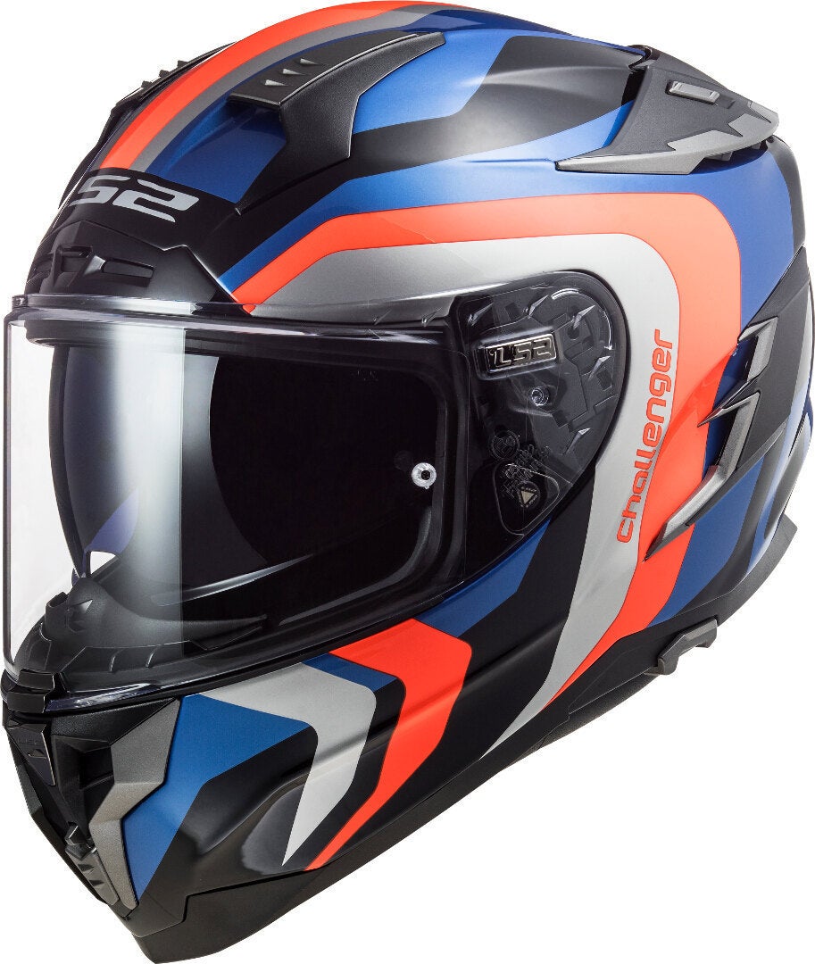 LS2 FF327 Challenger Galactic Casque bleu/orange XXXL (65/66) Figure 1