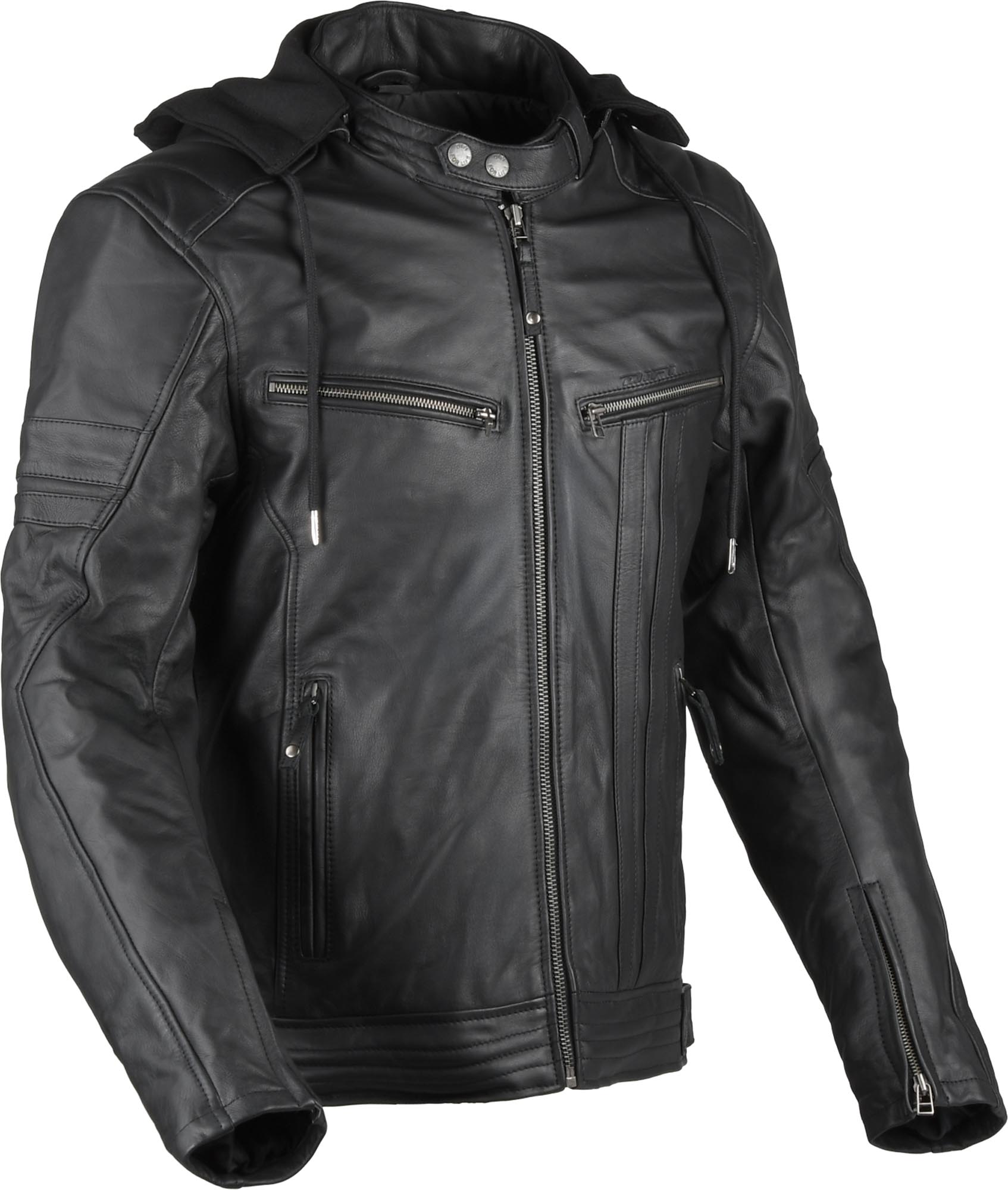 DIFI Detroit 3 Motorrad Lederjacke schwarz 56 Abbildung 1
