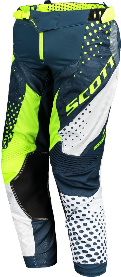 Scott 450 Angled Pantaloni motocross blu/giallo 38 Figura 1