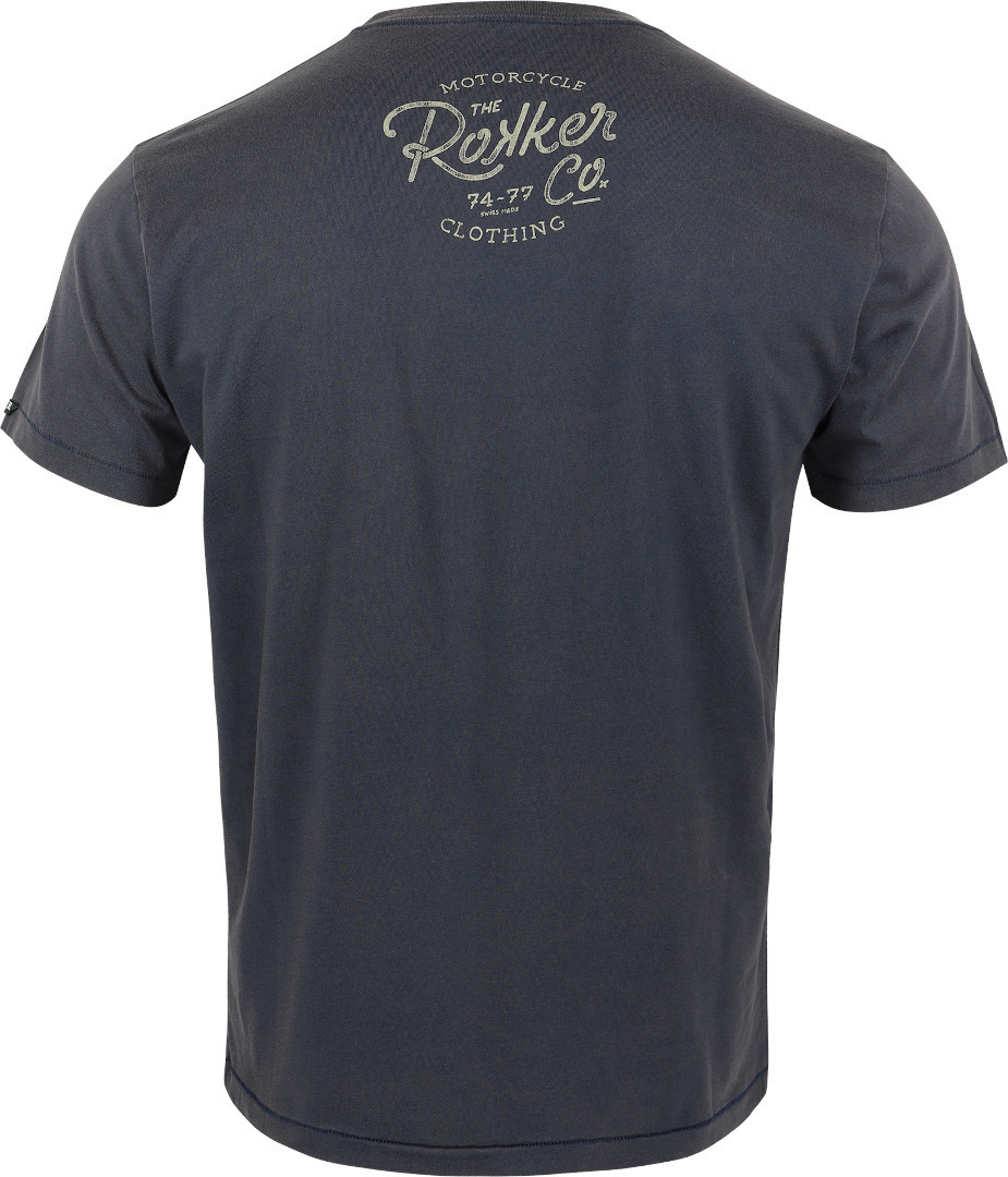 Rokker Heritage T-shirt Marinblått S Figur 2