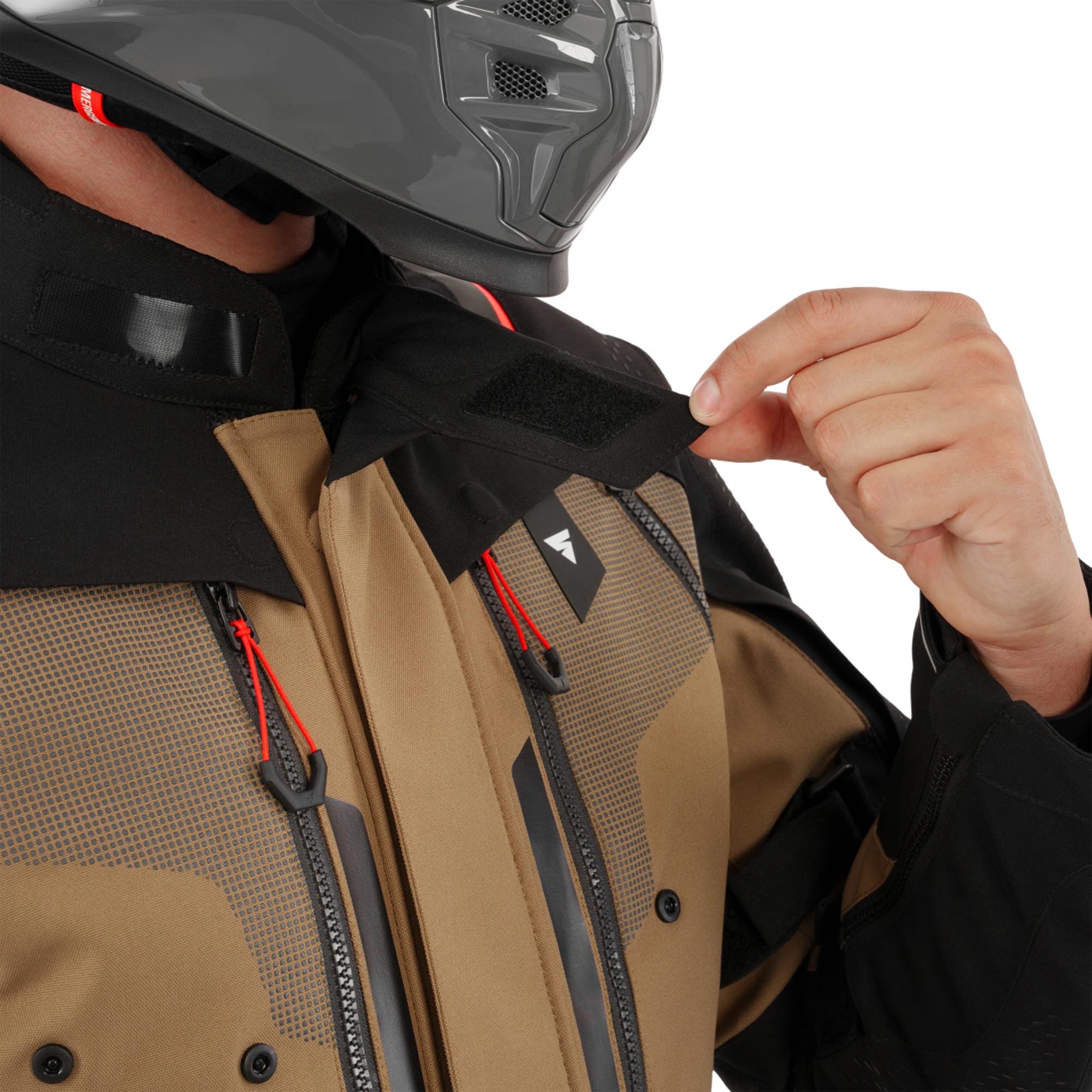 SHIMA Hero 3.0 Motorrad Textiljacke braun M Abbildung 17