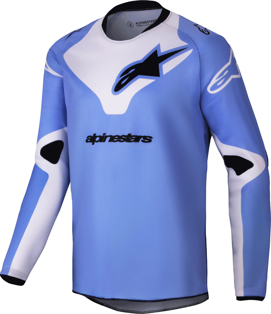 Alpinestars Racer Veil Tricou de motocross pentru tineret mov/negru S Figura 1