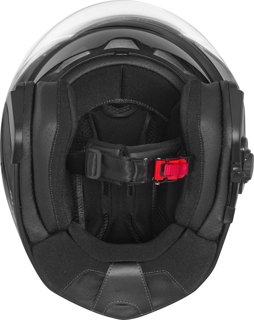Bogotto H586 BT Solid Bluetooth Jet Helm Zwart S Figuur 4