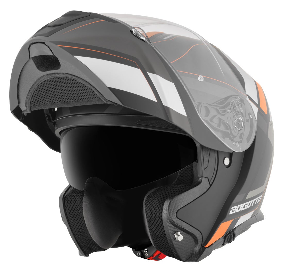 Bogotto FF403 Murata Klapphelm orange/schwarz XXL (63/64) Abbildung 1