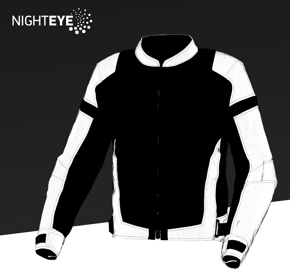 Macna Velotura NightEye Motorcycle Textile Jacket XXL Figure 3