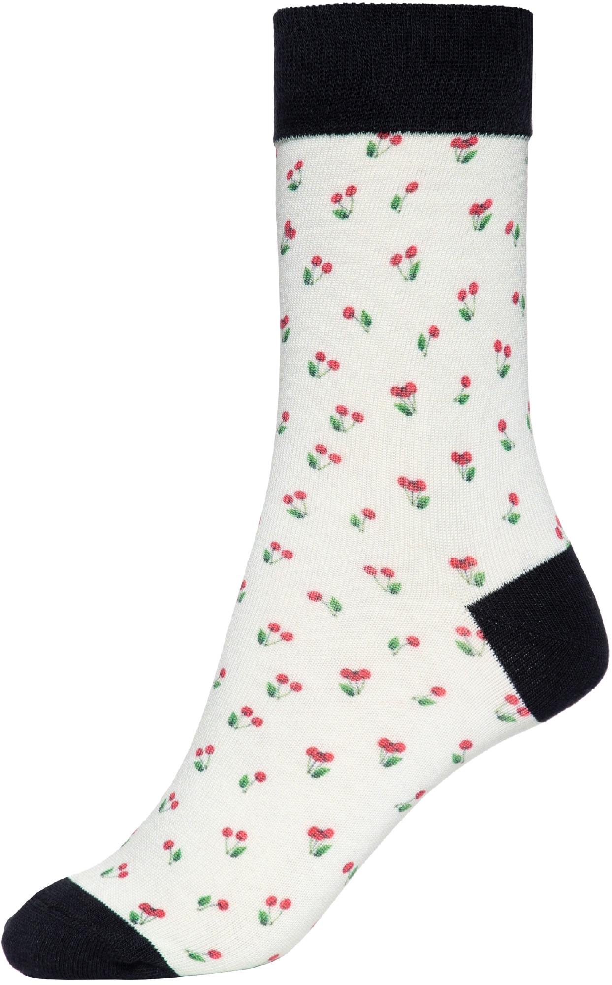 Queen Kerosin Cherry Meias femininas Branco 36/38 Figura 2