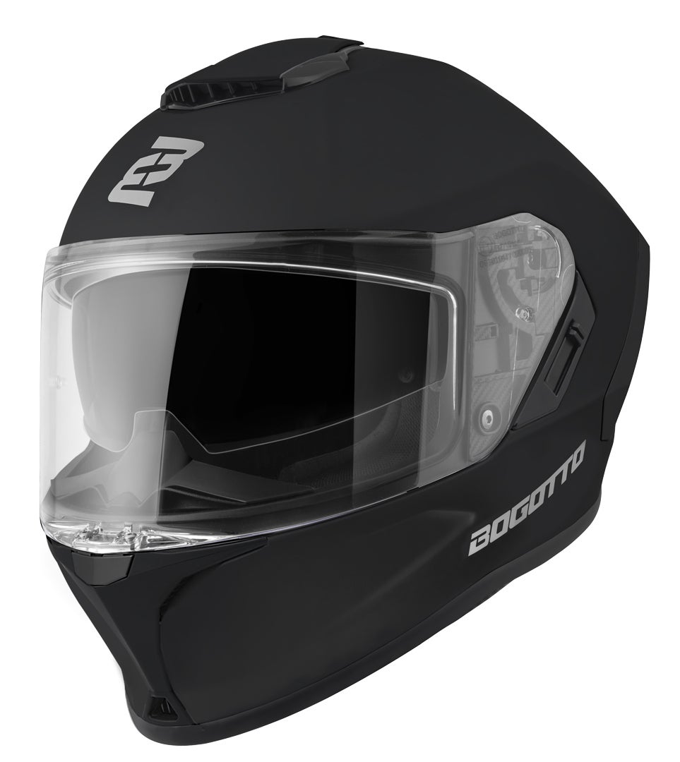 Bogotto Phantom Fiberglass Casco nero opaco S Figura 2