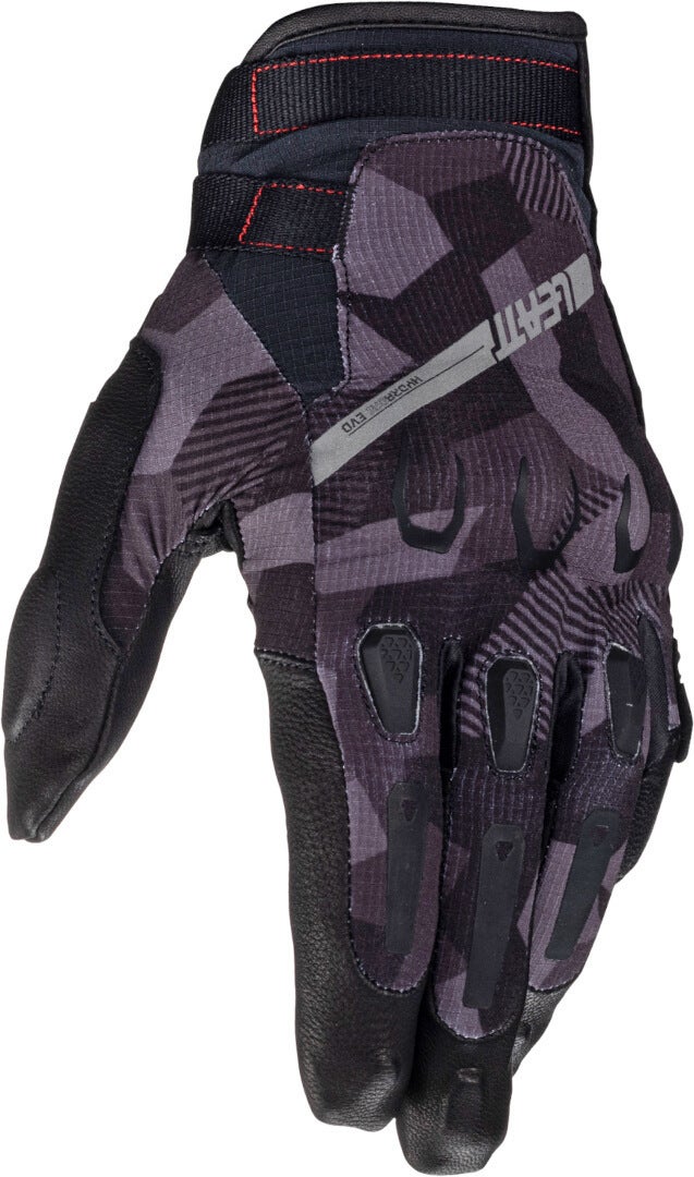 Leatt ADV HydraDri 7.5 Steel Short vandtætte motorcykelhandsker mørkegrå/sort L Figur 3
