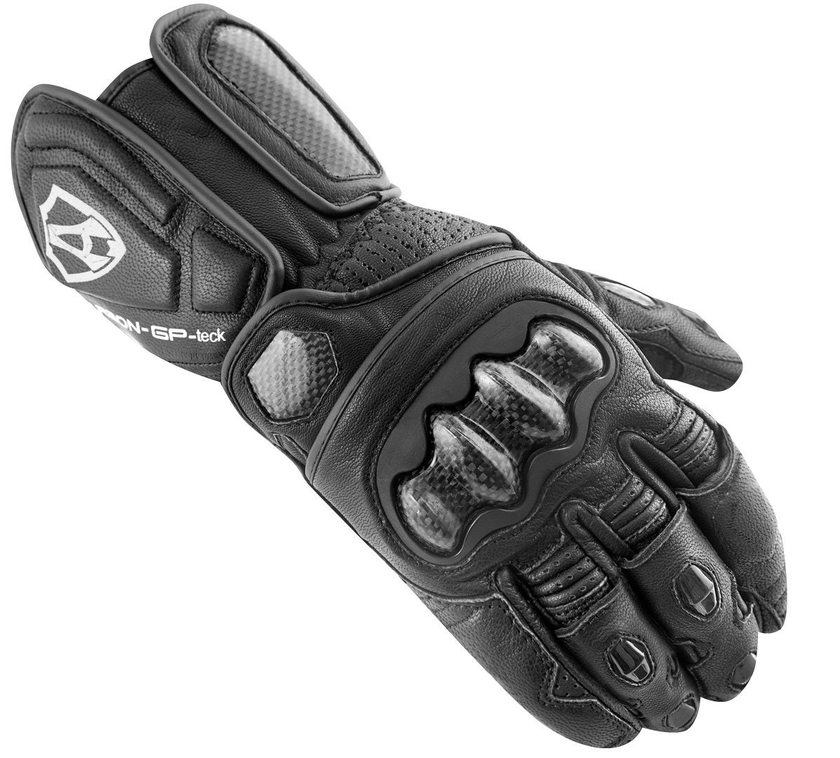 Arlen Ness RG-X Motorcykelhandsker Sort L Figur 1