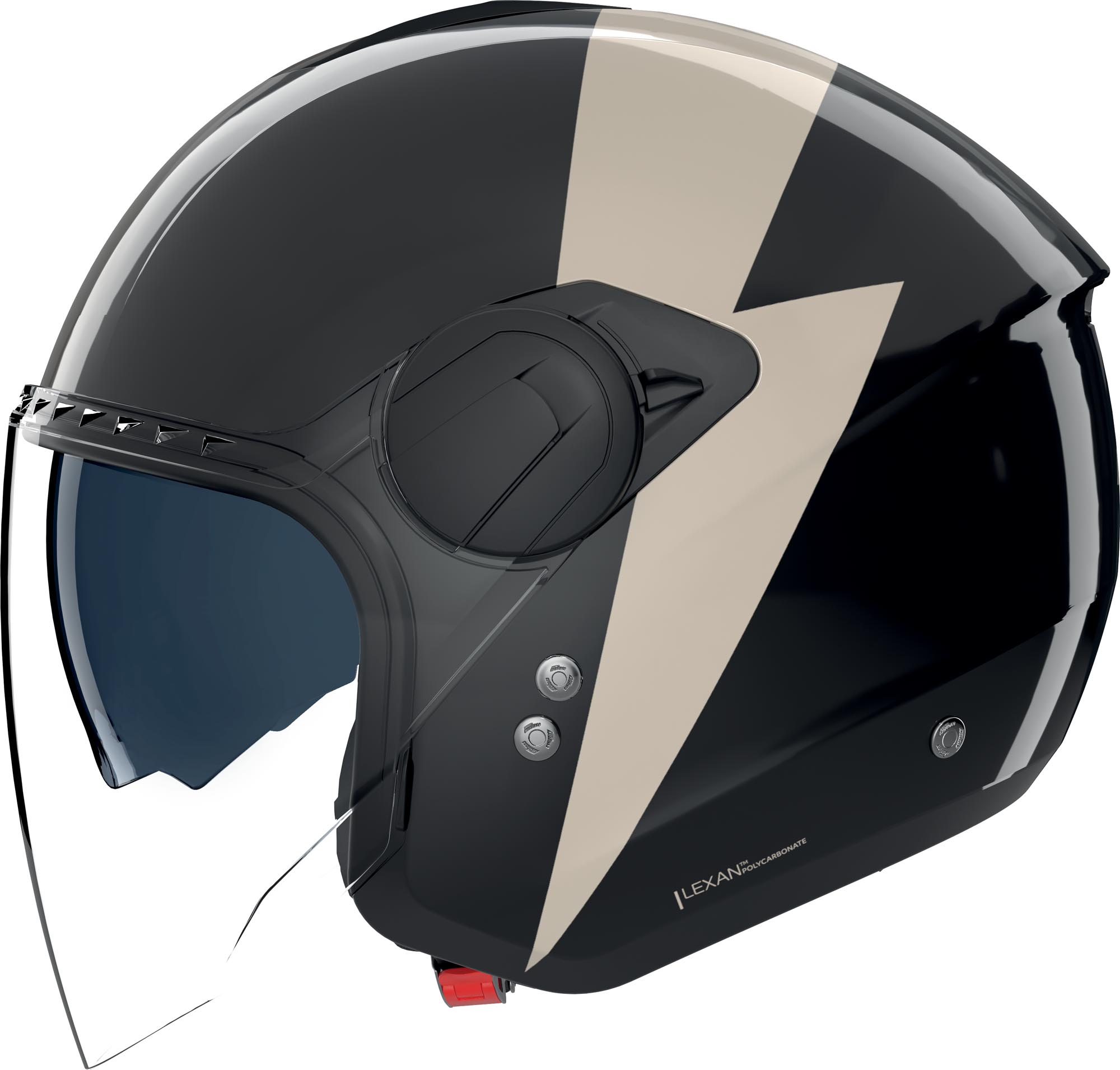 Nolan N20-2 Visor Impeto Jethjelm Sort/beige M (58) Figur 2
