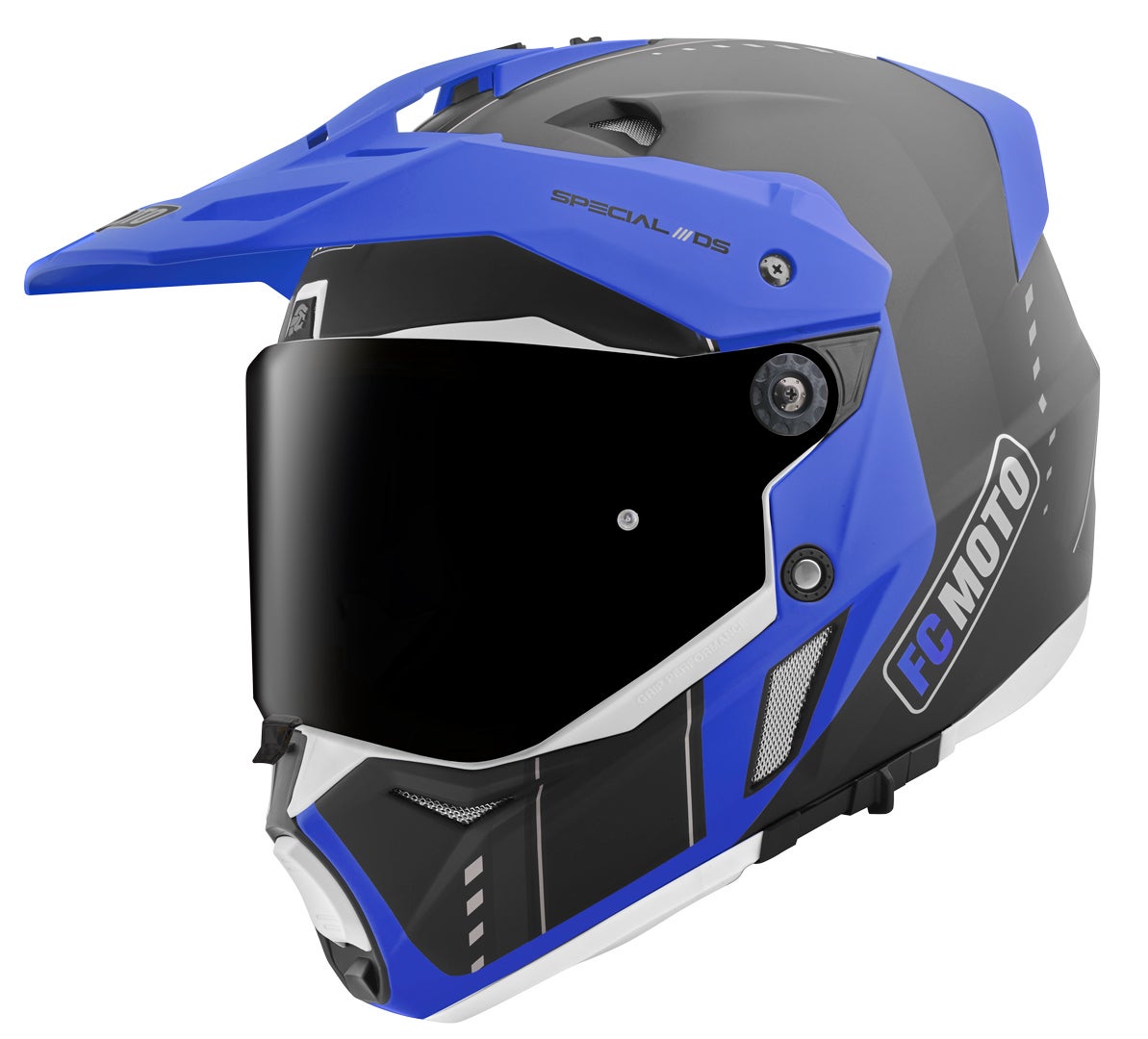 FC-Moto Merkur Pro Air Casco Enduro nero/blu XL Figura 2
