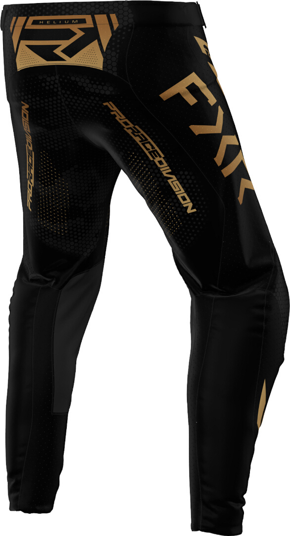 FXR Helium 2025 Youth Pantaloni de motocross Negru/Auriu 26 Figura 2