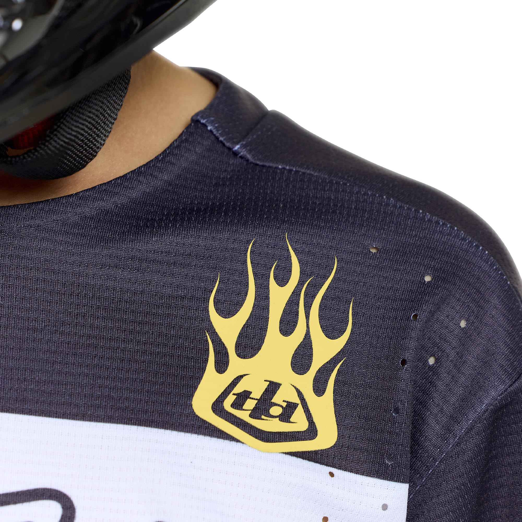 Troy Lee Designs Sprint Pro YO Moto Youth Bicycle Jersey yellow YS Figure 6