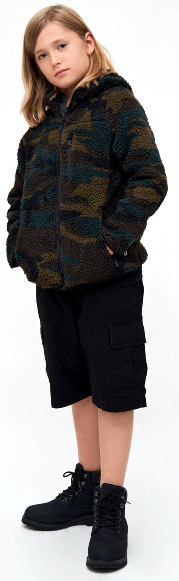 Brandit Teddyfleece Kinderjas Bosgebied 146-152 Figuur 5
