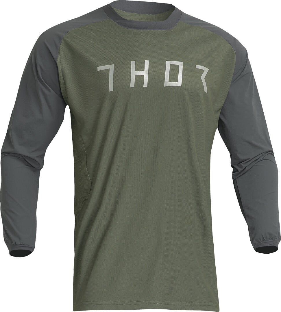 Thor Terrain Motocross trøje grøn/grå 3XL Figur 1