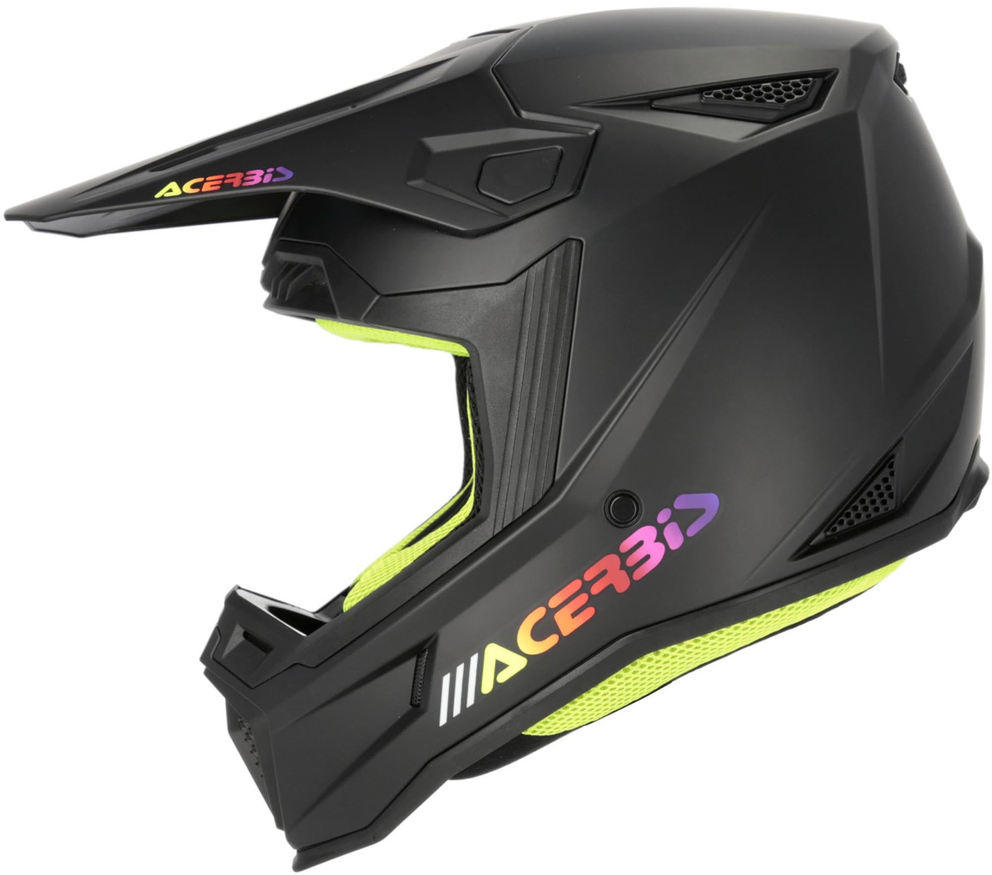 Acerbis Whoops Motocrosshjelm sort mat/grøn M (57/58) Figur 3