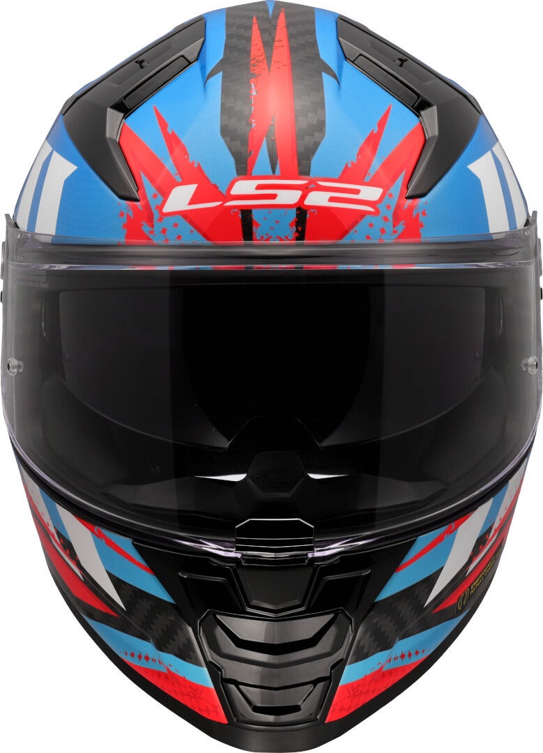 LS2 FF811 Vector II Carbon Tantic Helm blau/rot/weiß XL (61/62) Abbildung 8