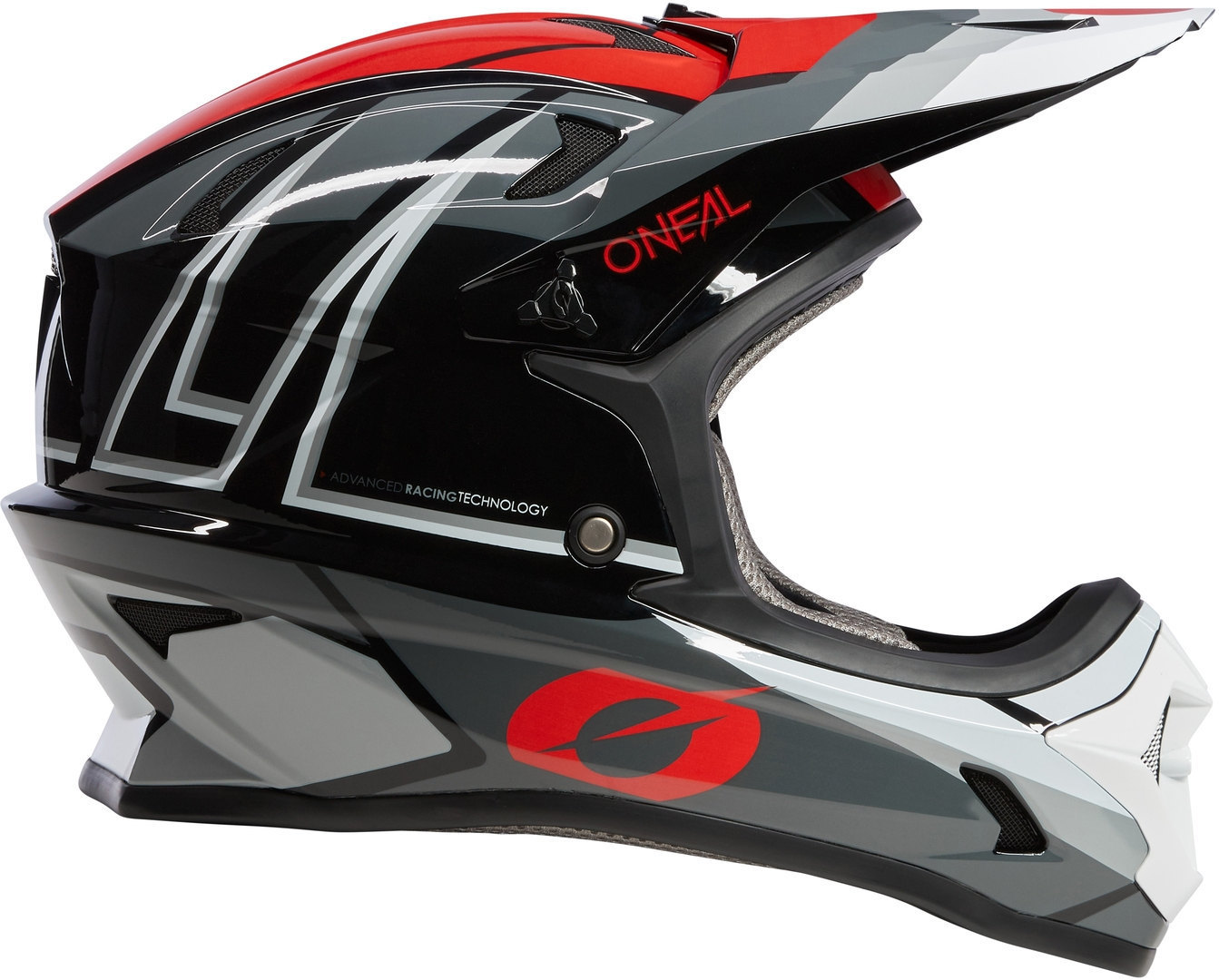 Oneal Sonus Split V.23 Downhill Helm grau/rot M (57/58) Abbildung 3