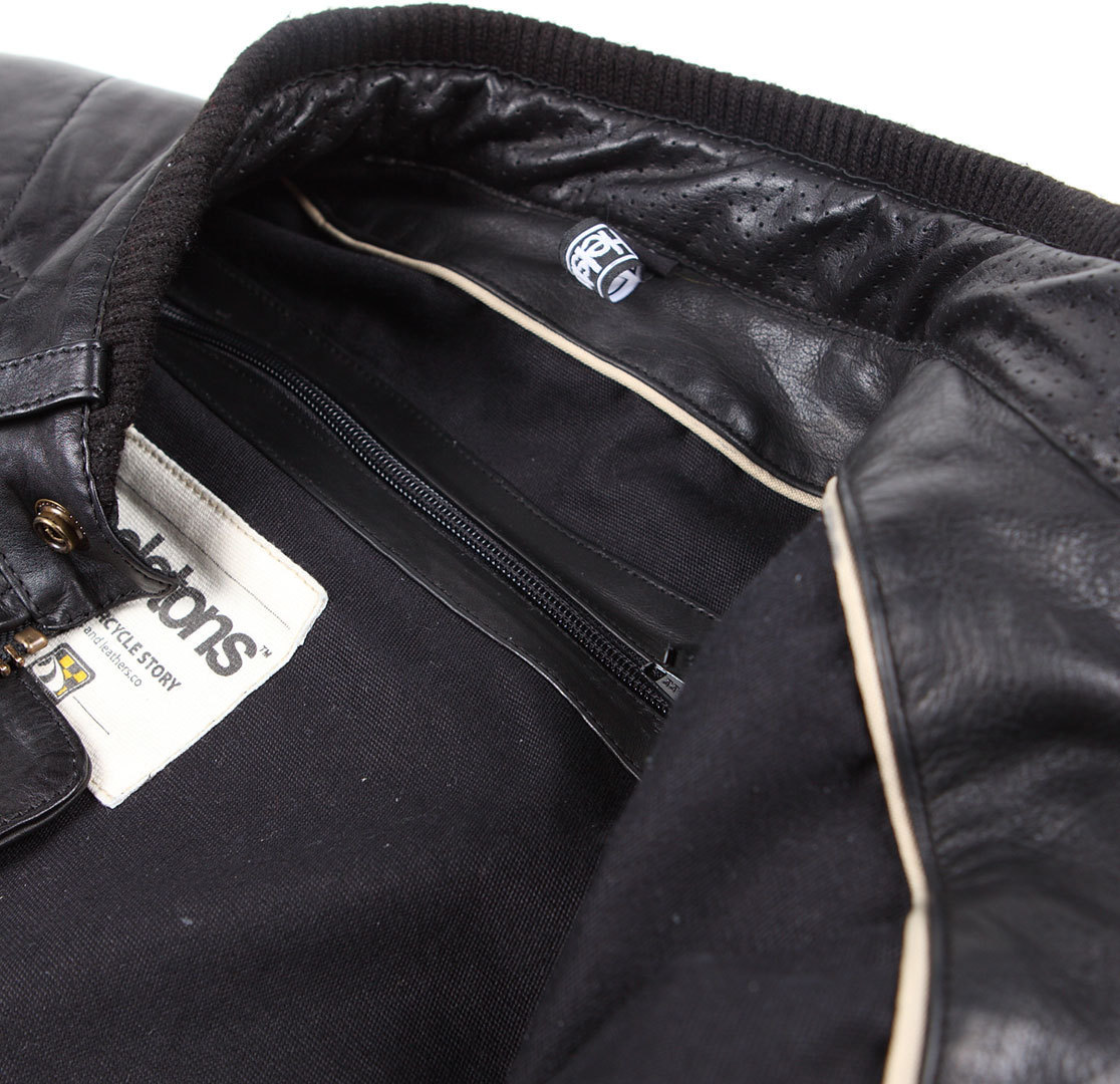 Helstons Cruiser Rag Lederjacke schwarz M Abbildung 4