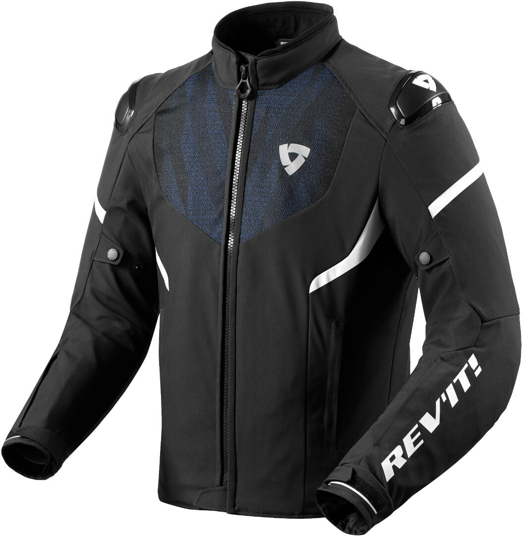 Revit Hyperspeed 2 H2O Motorcykel textiljacka Svart/blå L Figur 1