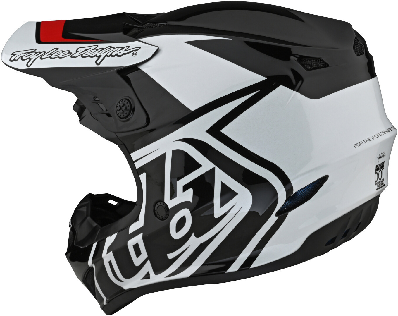 Troy Lee Designs GP Overload Motorcross helm zwart/wit M Figuur 7