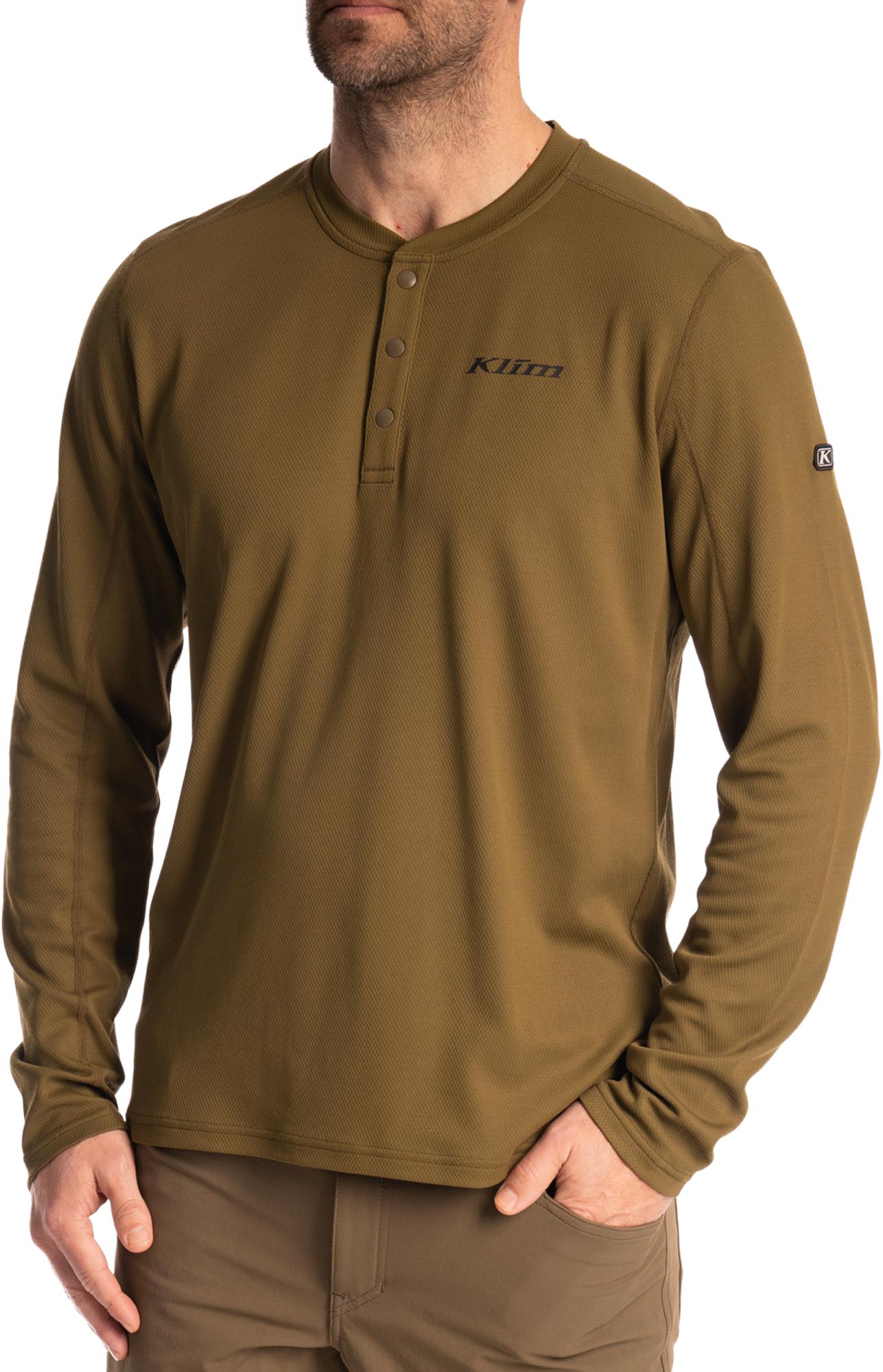 Klim Sidewinder Wool Camicia a maniche lunghe marrone L Figura 1