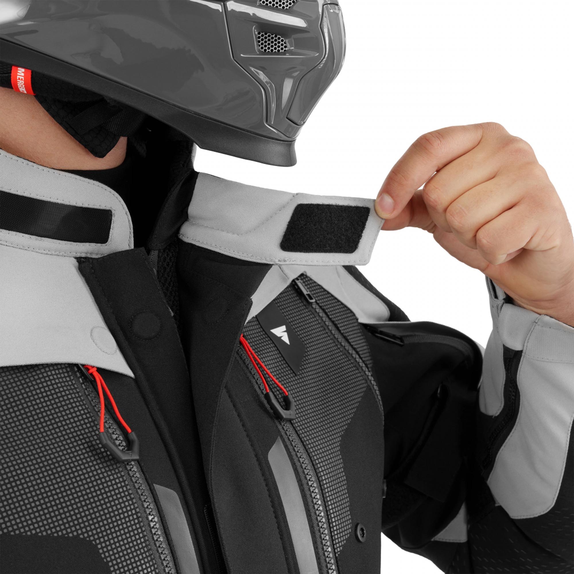 SHIMA Hero 3.0 Motorrad Textiljacke grau/rot L Abbildung 19