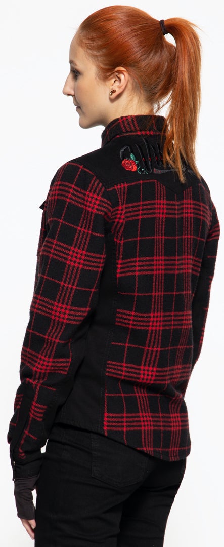 Queen Kerosin Wild Ones Roses Adventure Camicia Da Donna S Figura 12