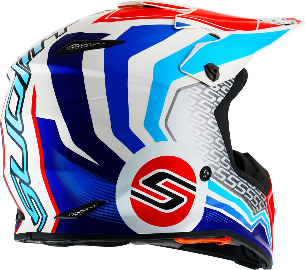 Suomy MX Speed Pro Forward Motorcross helm wit/blauw Verlies (59/60) Figuur 2