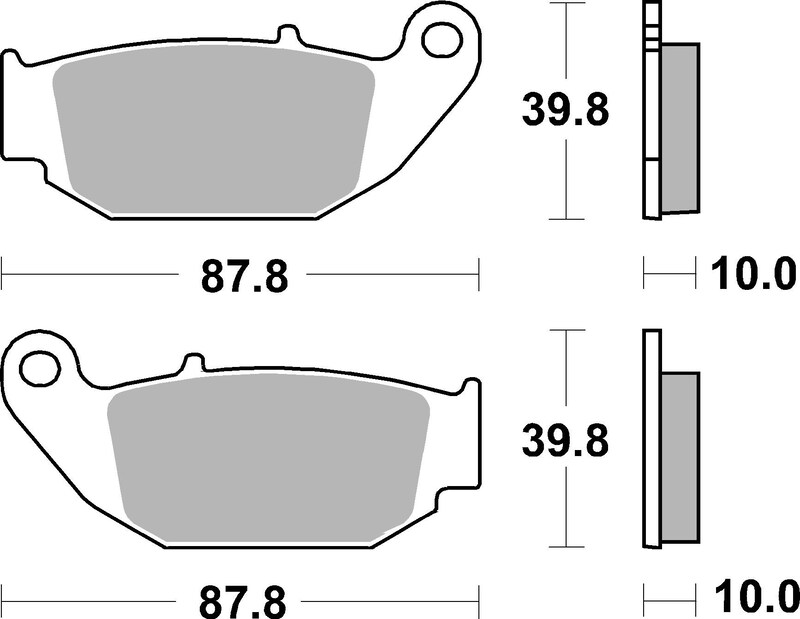 Brembo S.p.A. Bromsbelägg Off-Road sintrad metall - 07HO61SD Figur 1