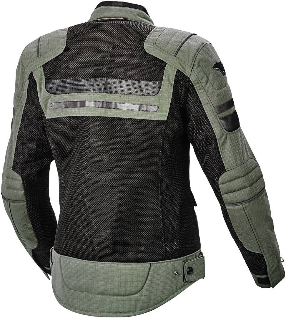 Macna Fluent Giacca tessile moto da donna Verde Militare M Figura 2