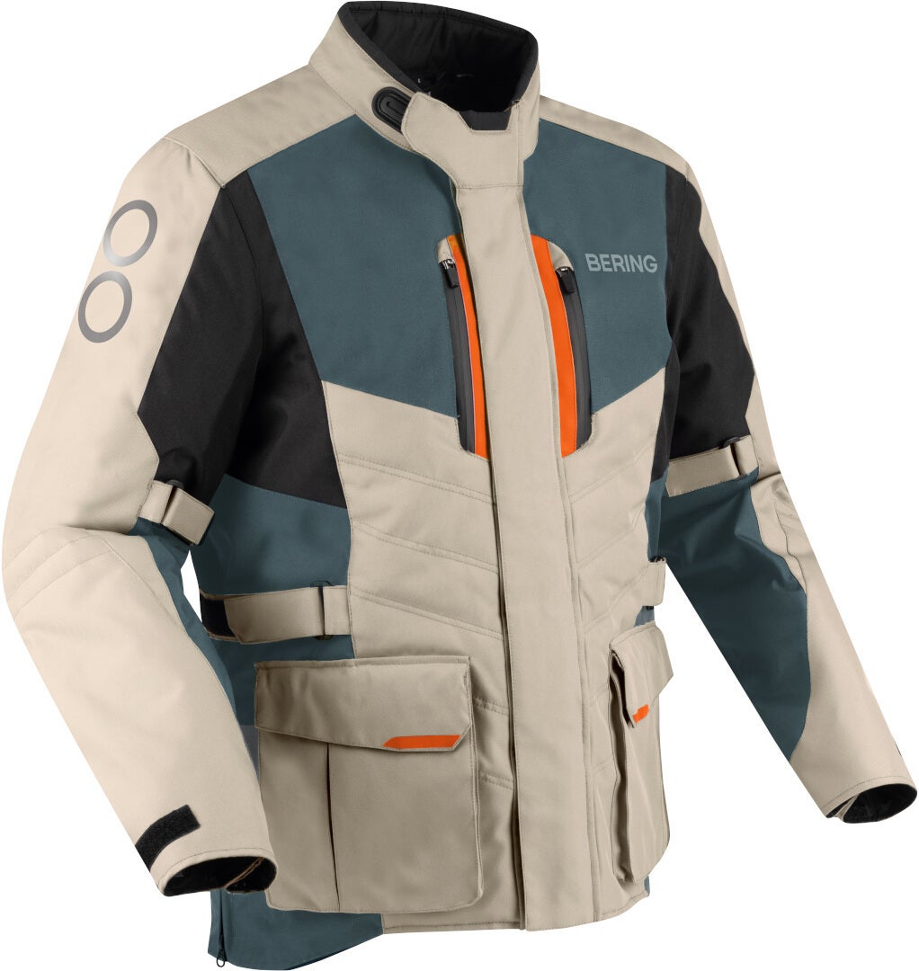 Bering Siberia waterproof Motorcycle Textile Jacket beige L Figure 1