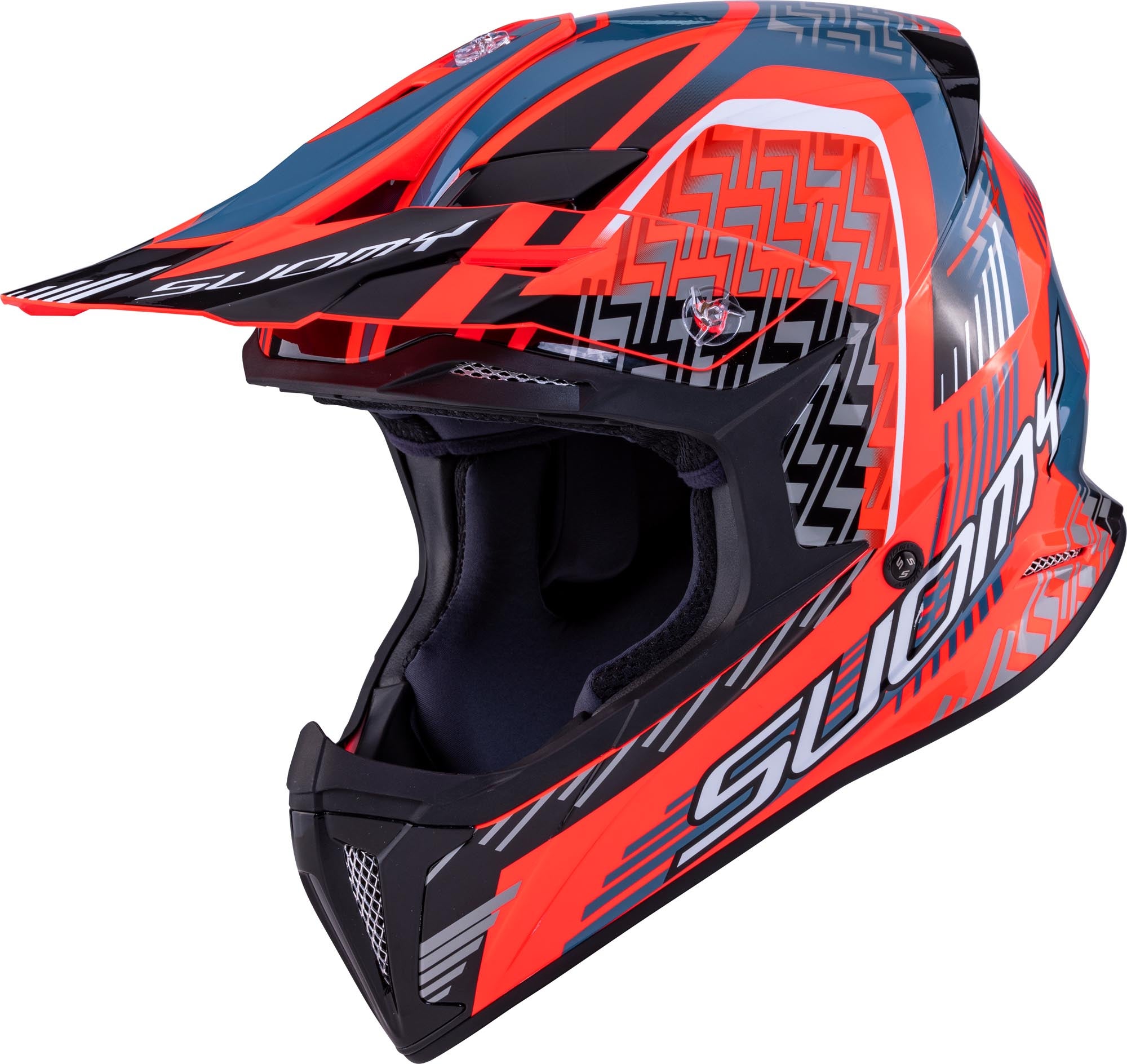 Suomy X-Wing Motley Motocross Helmet black/red L (59/60) Figure 1