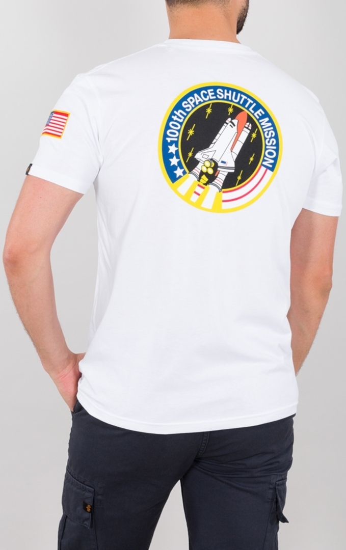 Alpha Industries Space Shuttle T-Shirt white M Figure 3