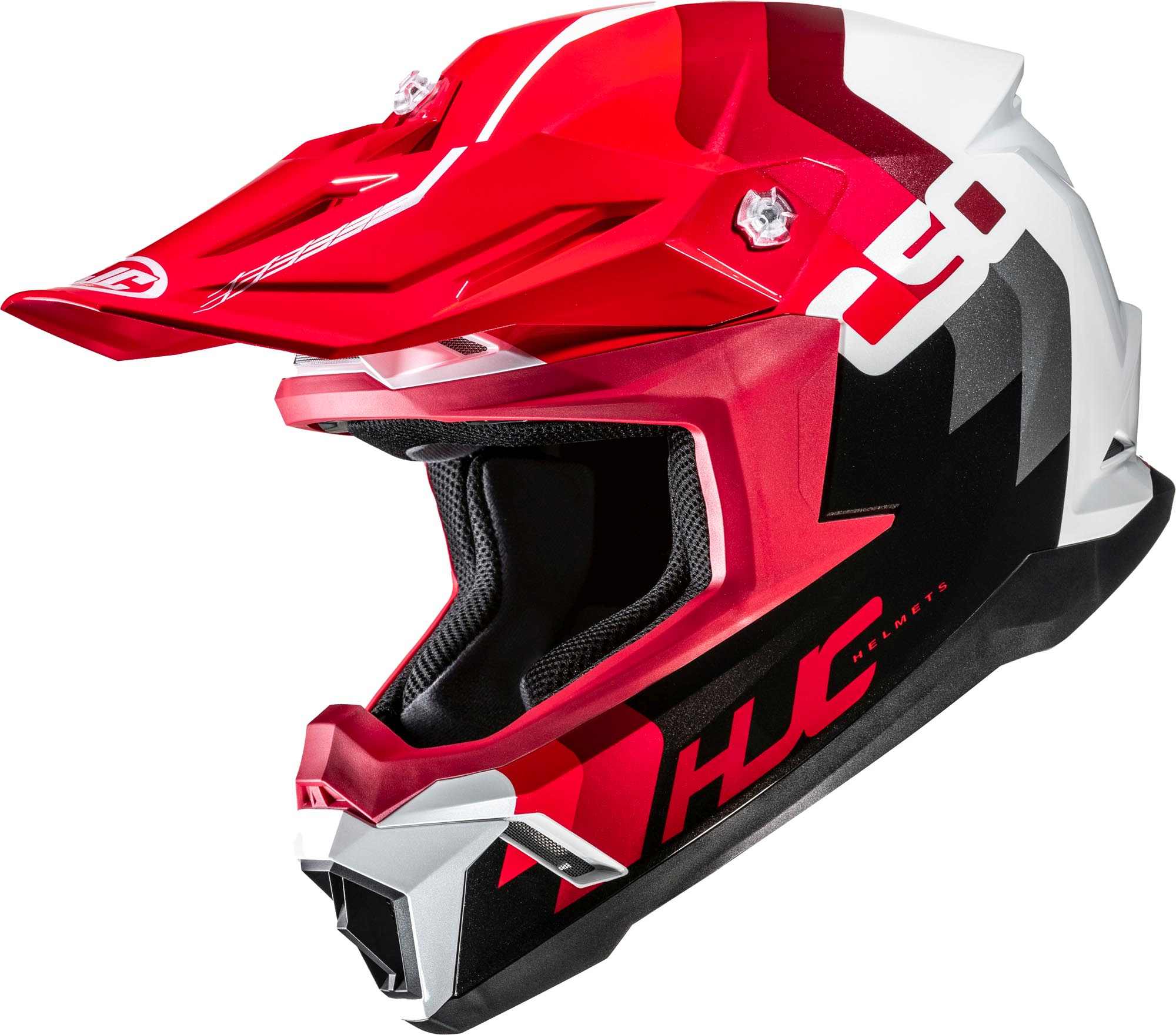 HJC C50 Primal Casque de motocross Rouge/Blanc/Noir L (59/60) Figure 1