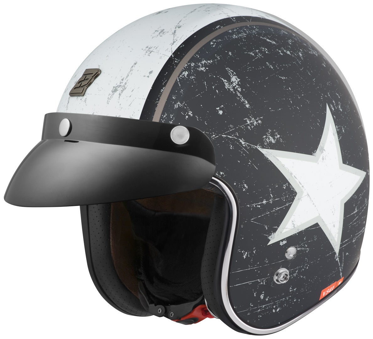 Bogotto V541 Rebel Cască cu reacție alb/negru M Figura 2