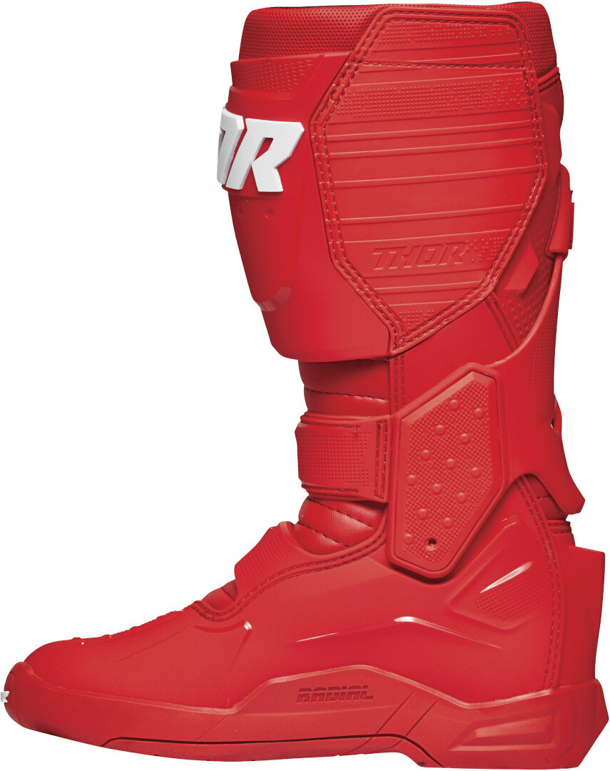 Thor Radial Botas de motocross Rojo/Blanco 8 Figura 3
