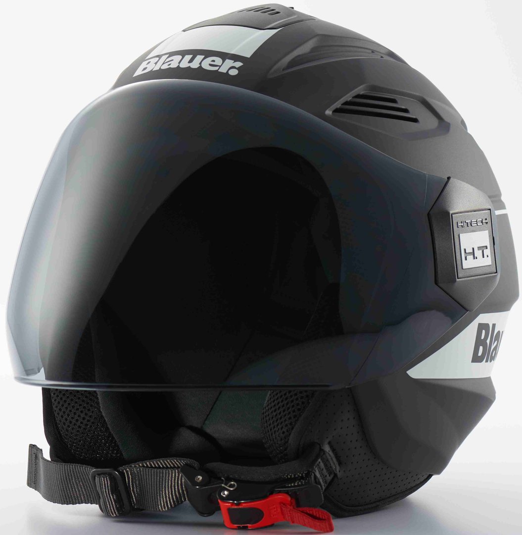 Blauer Brat Cască cu reacție Negru mat/alb XS (53/54) Figura 1