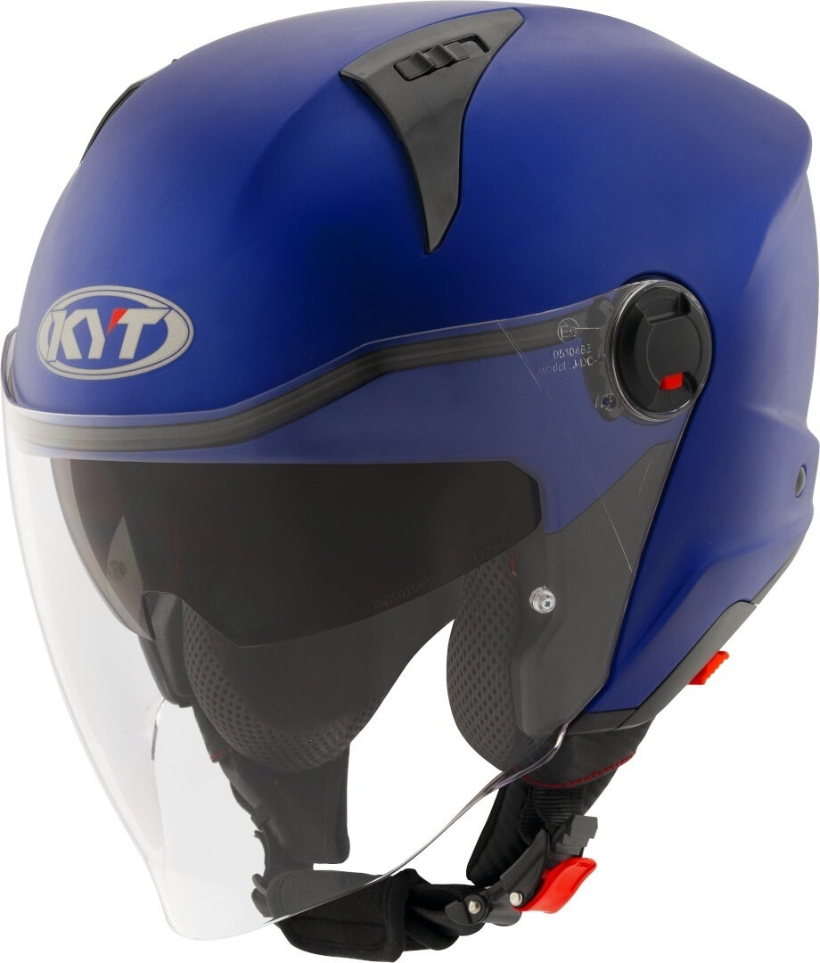 KYT D-City Plain Casco Jet Blu opaco L (59/60) Figura 1
