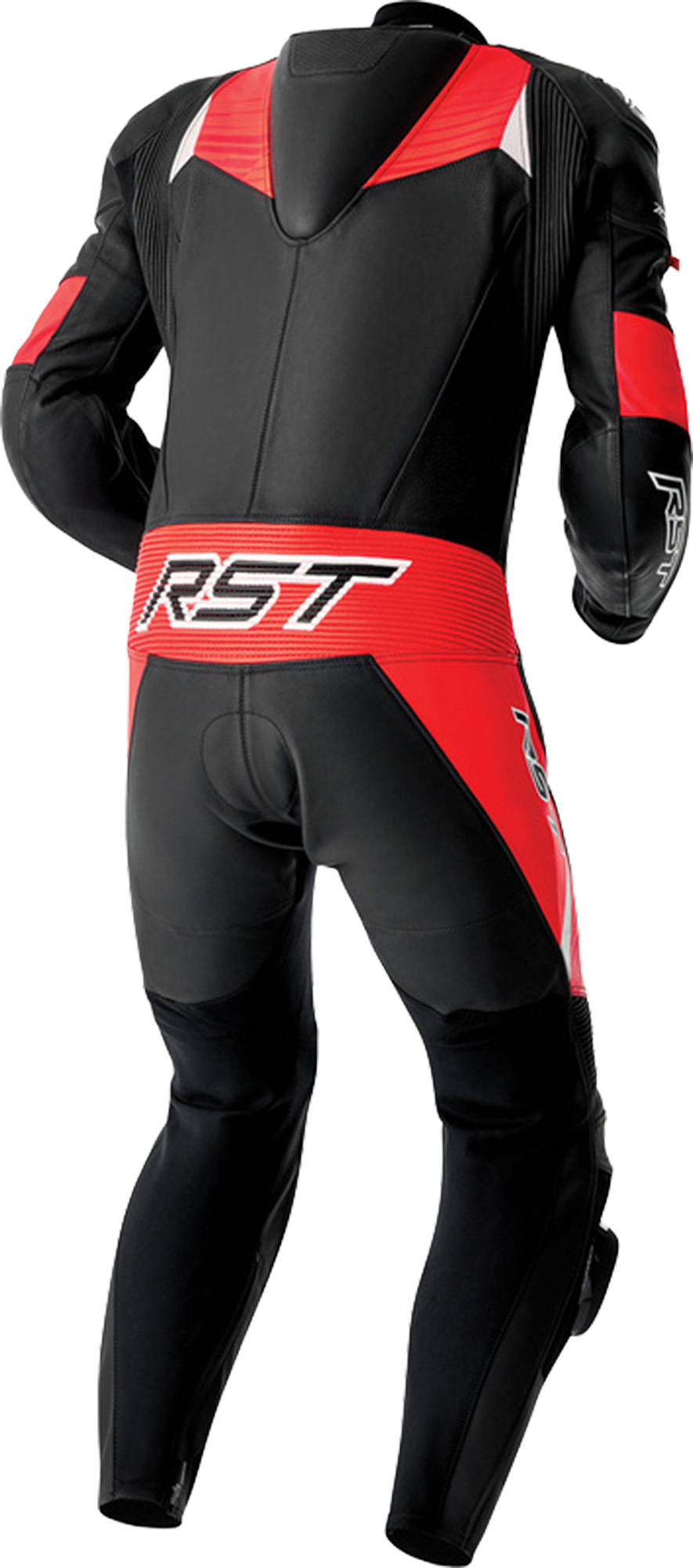 RST Tractech Evo D3O perforierte 1-Teiler Motorrad Lederkombi schwarz/rot 60 Abbildung 2