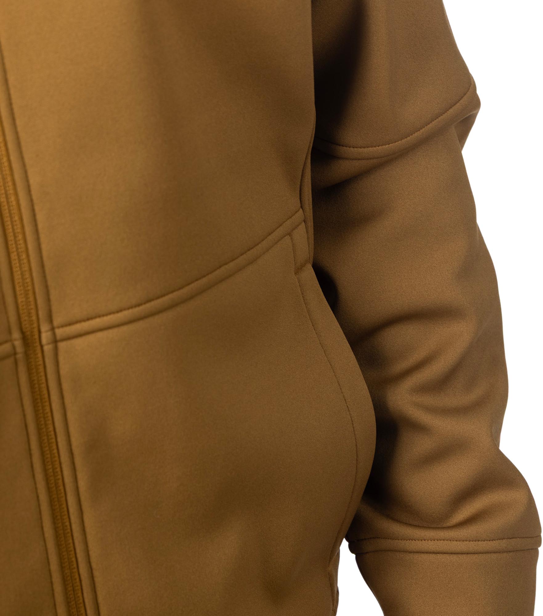 Klim Barracks Cappuccio con zip marrone XL Figura 7