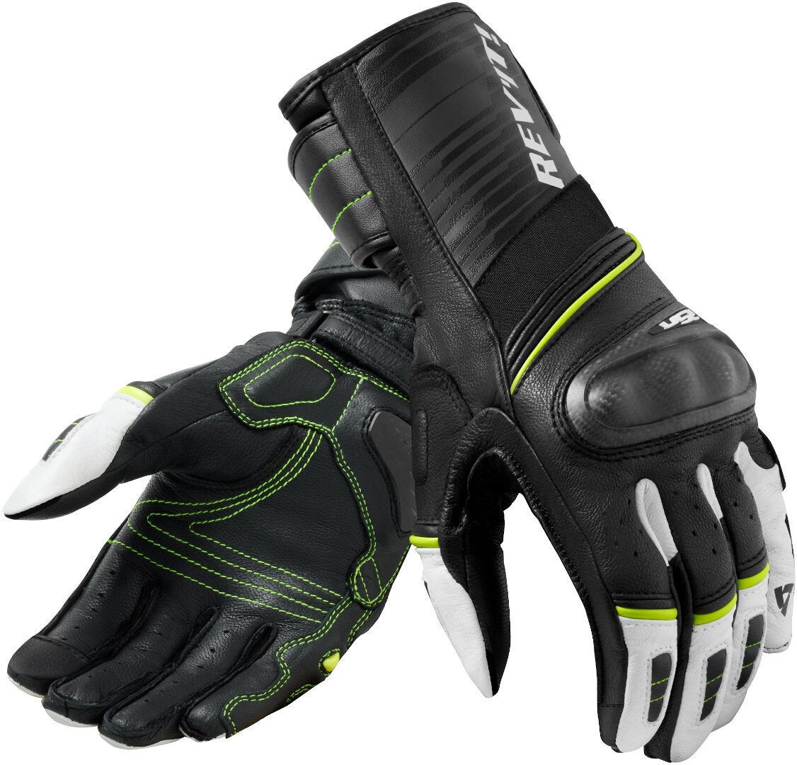 Revit RSR 4 Motorcykelhandsker sort/gul M Figur 1