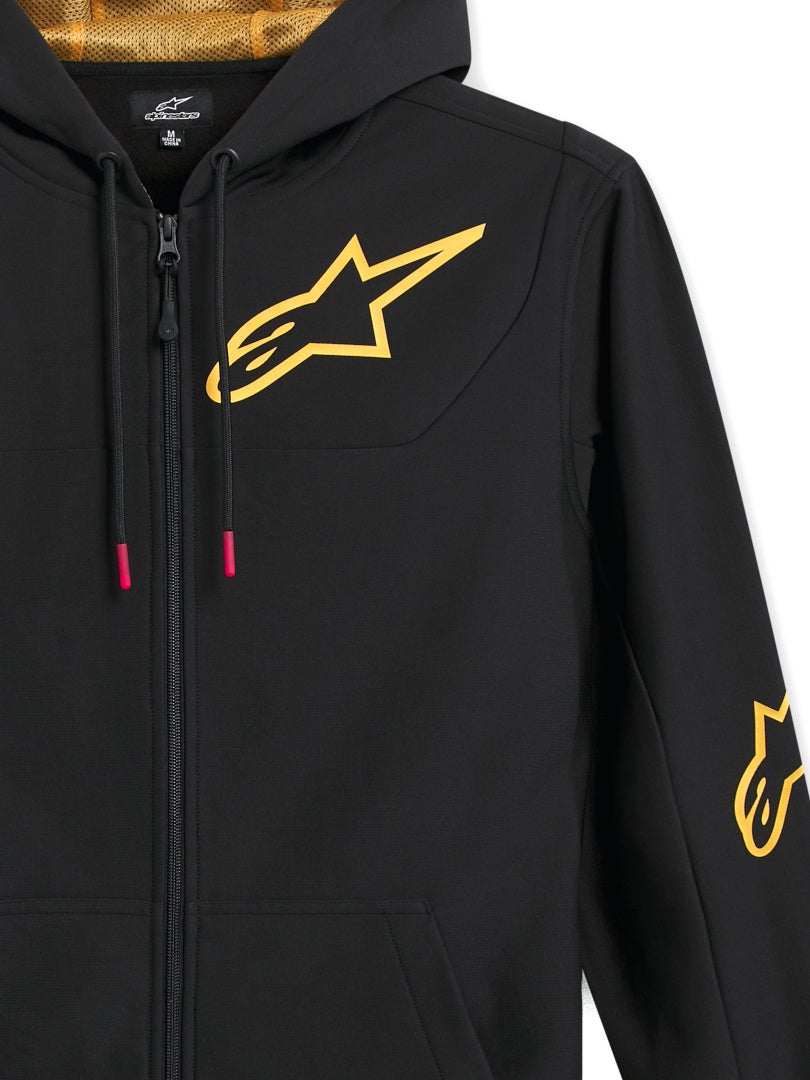Alpinestars Sessions V3 Zip Hoodie black/gold XXL Figure 2