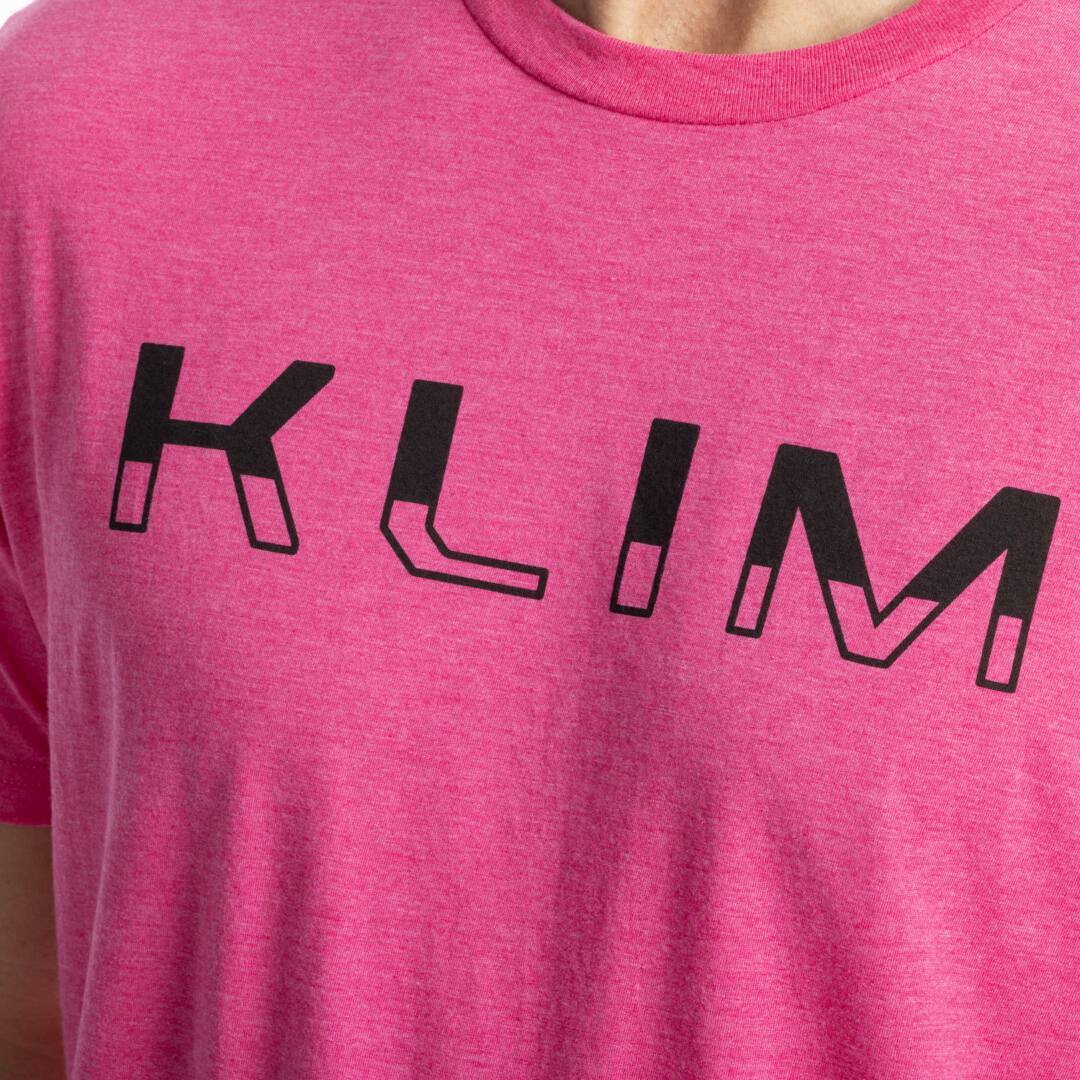 Klim Petrol Tri-Blend Triko Černá/růžová S Obrázek 2