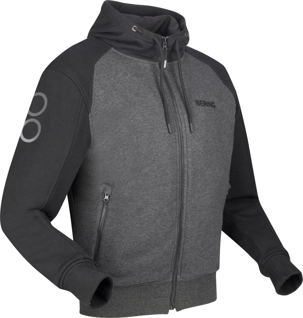 Bering Lynx Motorcycle Zip Hoodie black/grey 3XL Figure 1