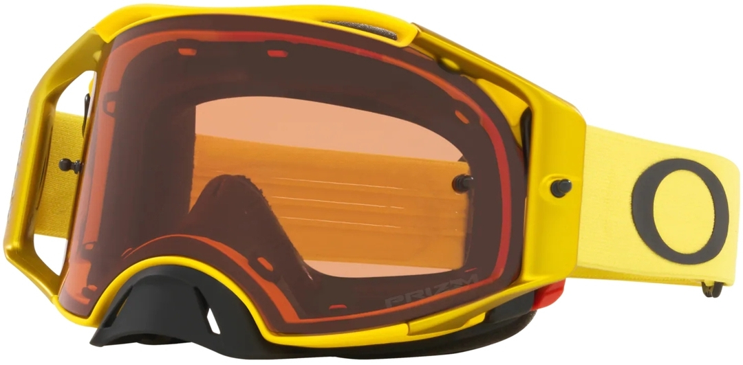 Oakley Airbrake Prizm Ochelari de motocross galben/negru Figura 1