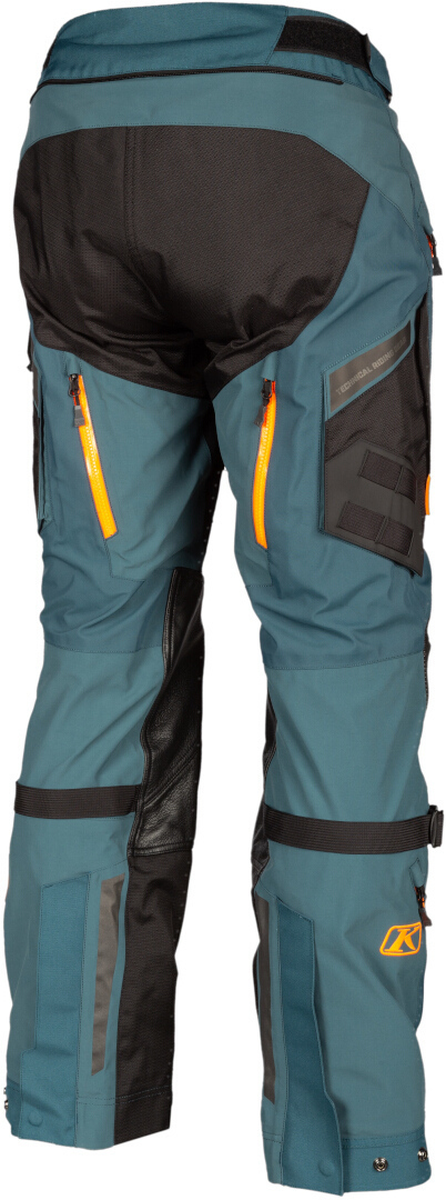 Klim Badlands Pro 2023 Pantaloni textile pentru motociclete Albastru/Verde Short 36 Figura 6