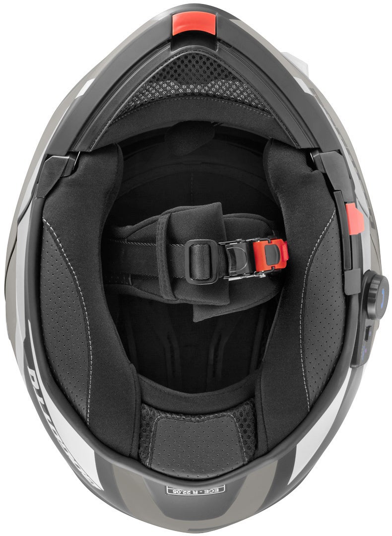 Bogotto V271 BT Zabu Bluetooth hjelm sort mat/grå S Figur 5